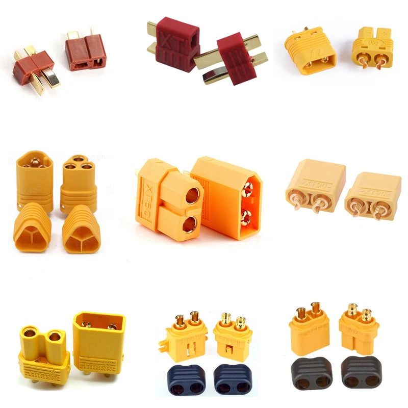 

Amass XT30 XT60 MT60 T plug XT90 MT30 EC3 MR30 EC5 EC2 XT150 MR30 XT60L XT60H Plug High quality model accessories For RC parts