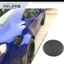 MCrea Автомобиль Стайлинг Черный углеродного волокна топливный бак крышка декоративные наклейки защитные для Subaru BRZ Toyota 86 аксессуары