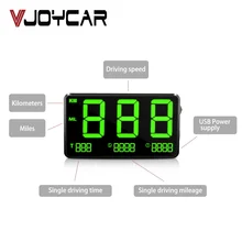 VJOYCAR C80 Big Screen GPS Hud Car GPS Speedometer Projector Bracelet KM/h MPH Speed Alarm Altitude dispaly Total Driving Time VJOYCAR C80 Big Screen GPS Hud Car GPS Speedometer Projector Bracelet KM/h MPH Speed Alarm Altitude dispaly Total Driving Time