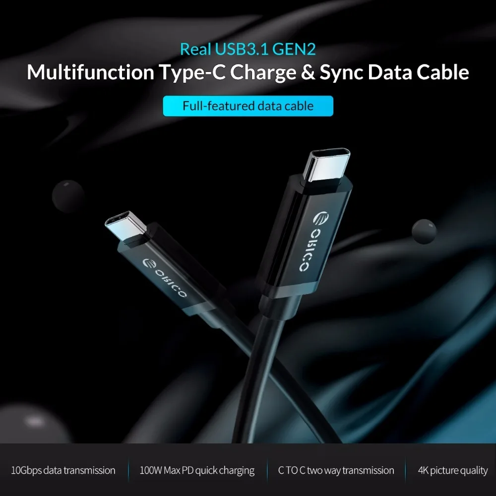ORICO USB C كابل الهاتف المحمول نوع C كابلات USB C إلى USB C سريع شحن بيانات USB كابل لجهاز ماكبوك سامسونج s8 S9 هواوي P20 ORICO USB C كابل الهاتف المحمول نوع C كابلات USB C إلى USB C سريع شحن بيانات USB كابل لجهاز ماكبوك سامسونج s8 S9 هواوي P20