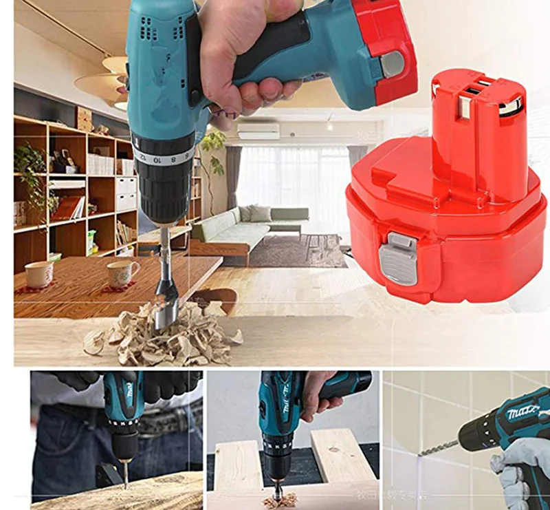 Power Tool Battery 3000mAh/2000mAh Battery for MAKITA 14.4V Battery PA14,1422,1420,1433, 1434, 1435, 6281D,6280D 6237D 6337D 8281D 6228D