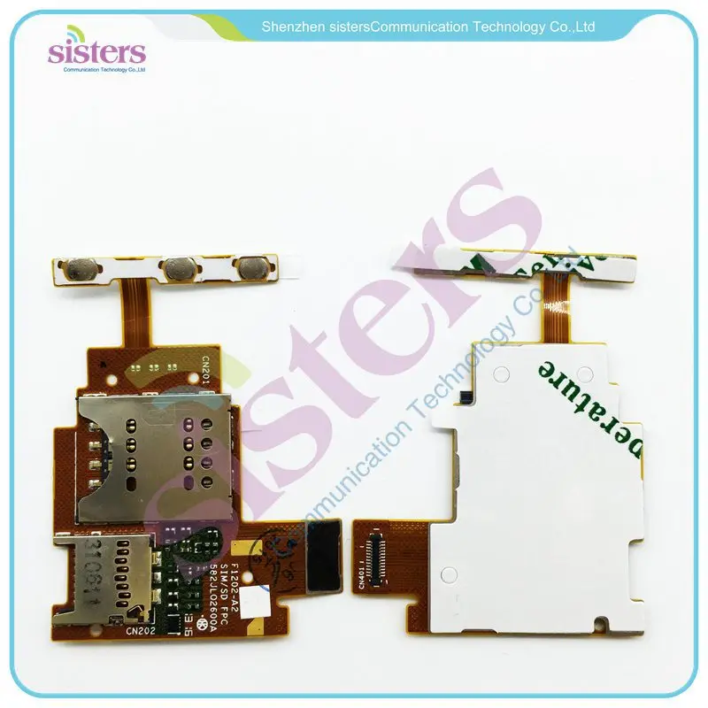 SONY0127 Replacement Mobile Phone Flex Cable  Micro SD card Reader, SIM card Reader For  Sony Xperia J ST26i ST26a ST26 (3)