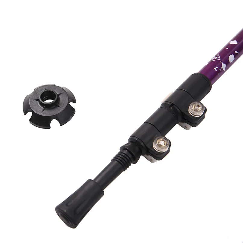 Walking Stick Hiking Climbing multi-purpose trekking pole Aluminum Alloy Alpenstock 63cm-135cm #2o30#F (3)