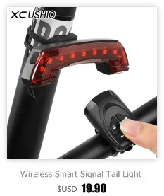 Best Bicycle Rear Tail light Red LED Flash Lights Cycling Night Safety Warning Lamp Bike Outdoor tail light Accessories 24