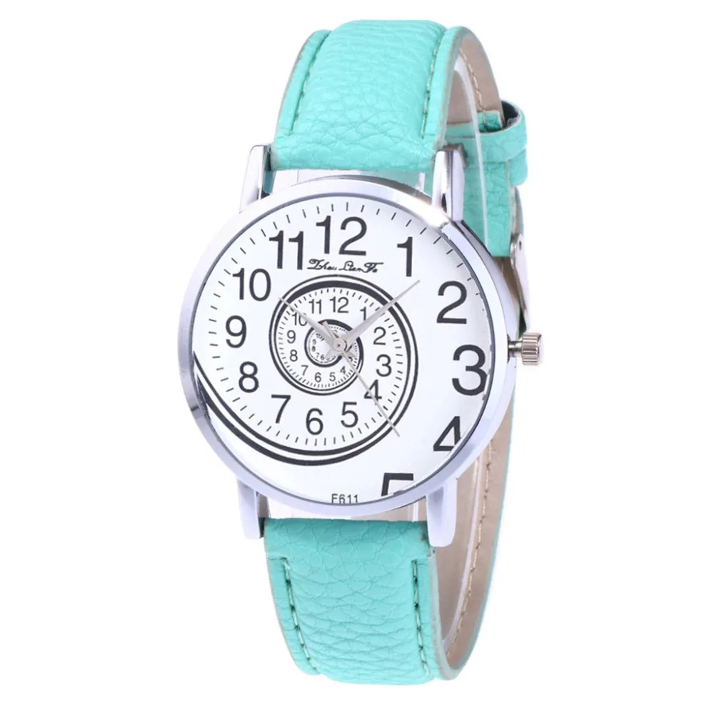 

2018 Women's Fashionluxury brand casual gold women watches bracelet PU Leather Strap Analog Quartz Round Watch A40