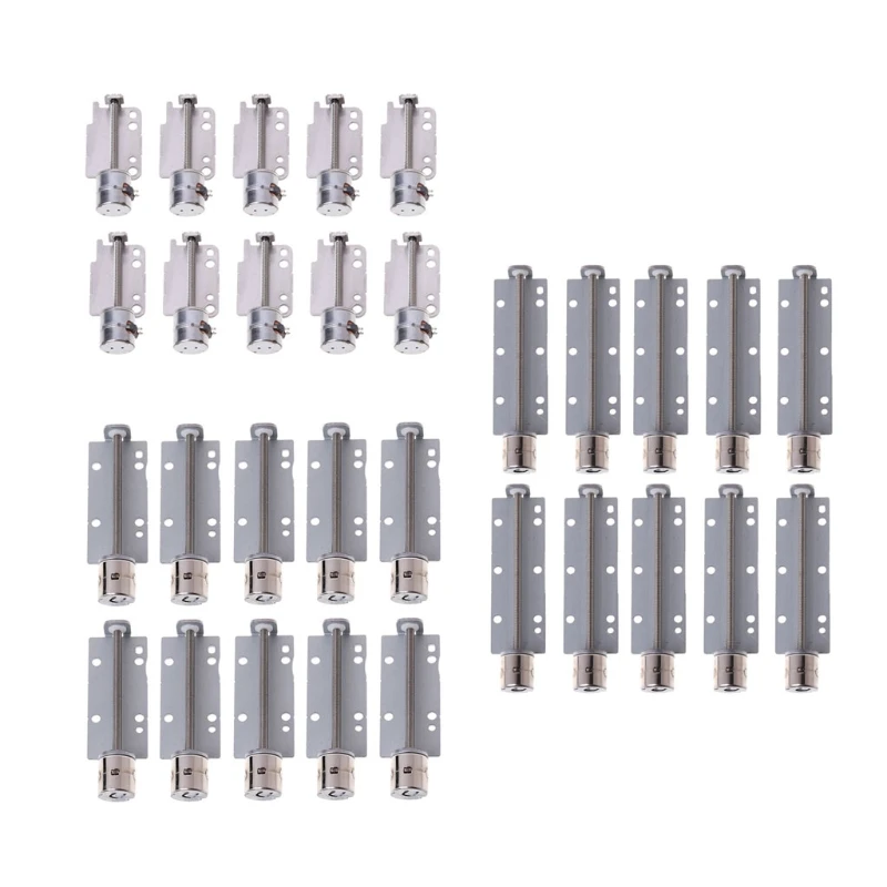 

10Pcs 30/40/51mm 2 Phase 4 Wire Micro Mini Screw Rod Stepper Motor For Camera