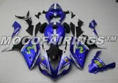 Для Yamaha YZF R1 2007 2008 впрыска мотоцикла обтекатель комплект ABS тела работы YZF-R1 07 08 - Цвет: 1