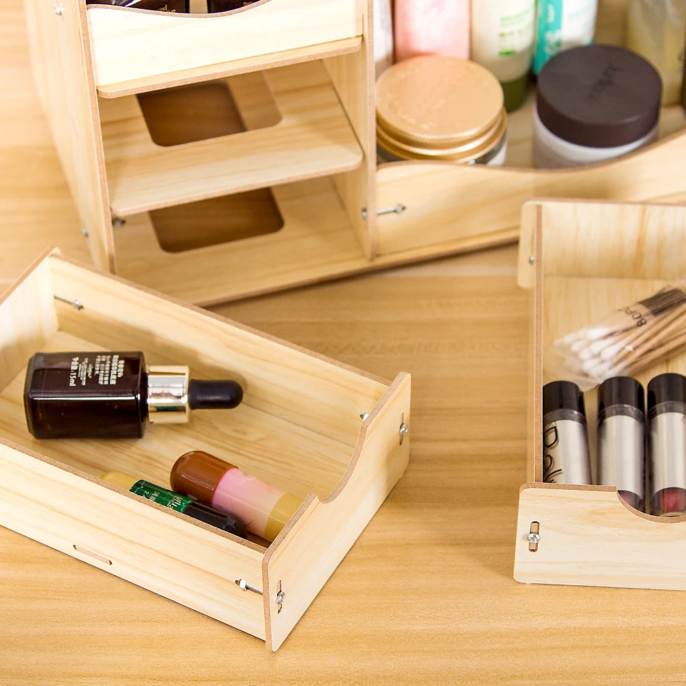 Контейнер для хранения ювелирных изделий HECARE деревянная коробка домашнего