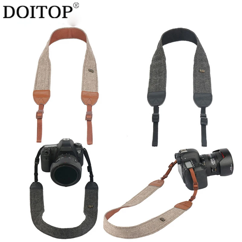 DOITOP Universal DSLR Cameras Shoulder Strap Vintage Camera Neck Strap