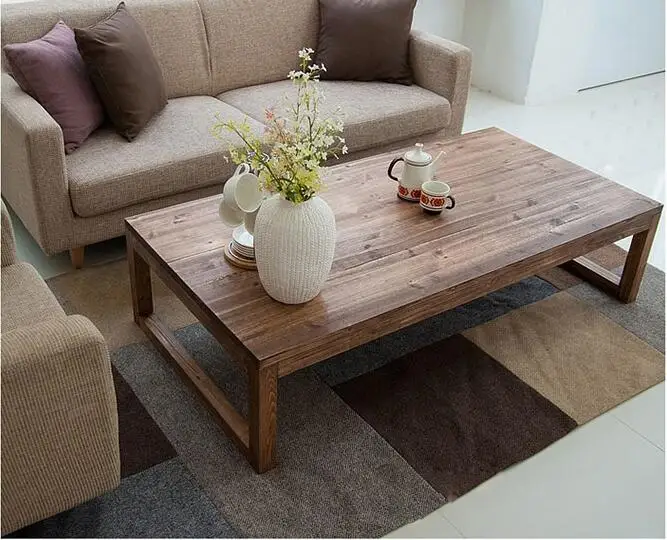 Antique Rustic Vintage Pine Coffee Center Table Wooden Living Room Furniture Tea Table Rectangle Industrial Cocktail Table Wood Antique Rustic Vintage Pine Coffee Center Table Wooden Living Room Furniture Tea Table Rectangle Industrial Cocktail Table Wood