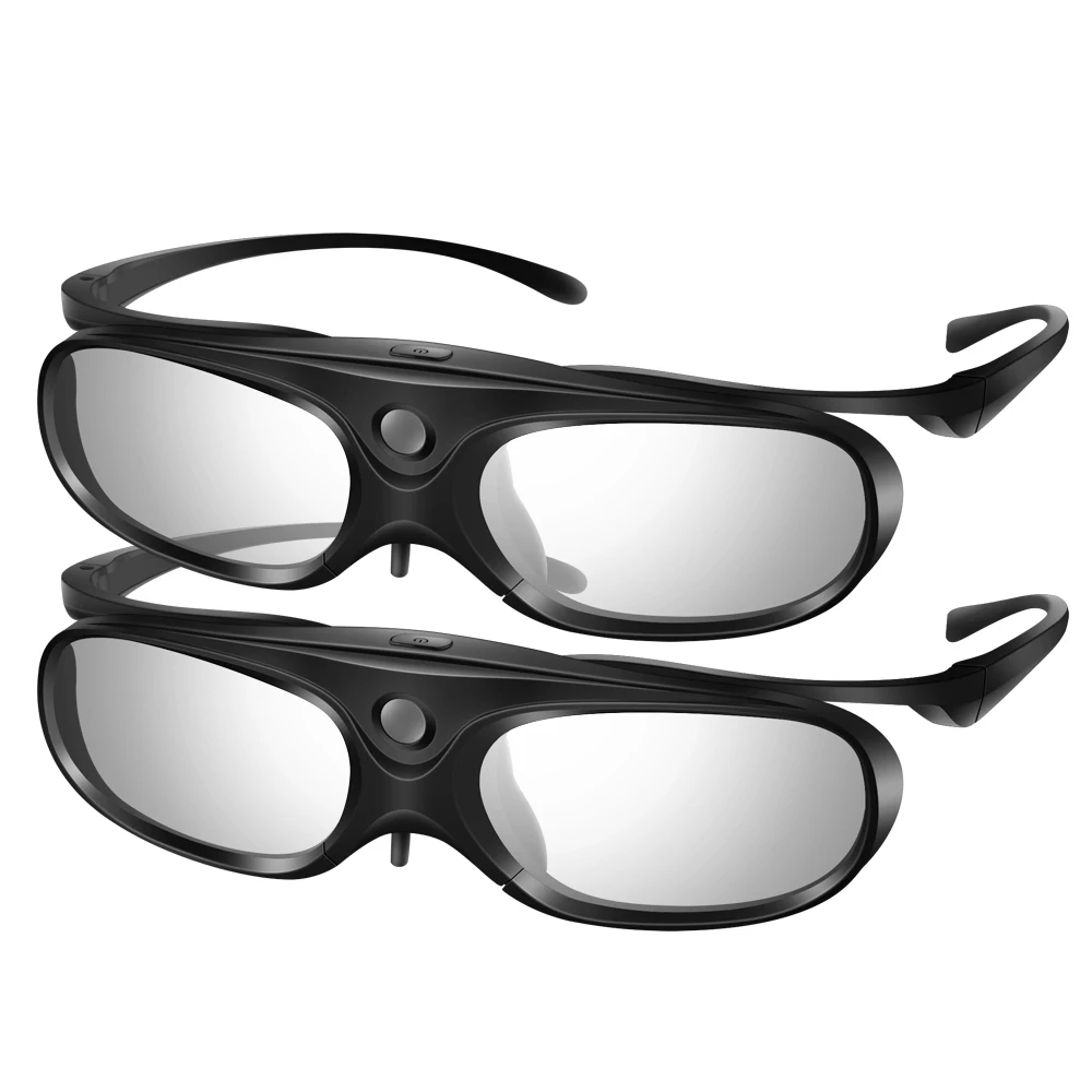 3D очки Elikliv с активным затвором DLP Link зажим совместим проектором Optoma BenQ Sharp Acer Samsung