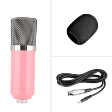 BM-700 конденсаторный звук Запись микрофон низкий уровень шума в форме сердца микрофон для радио Вещания Студии