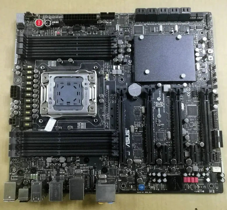  RAMPAGE IV BLACK EDITION R4BE X79 Black Edition motherboard 2011 pin used No original radiator