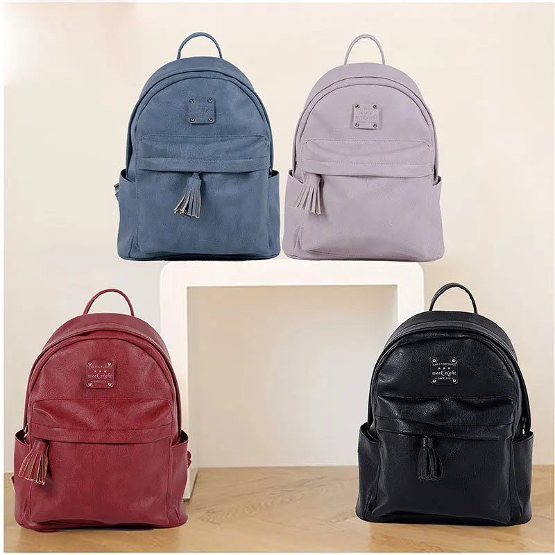 vintage casual small pu leather ladies travel bags waterproof font b kids b font girls fashion
