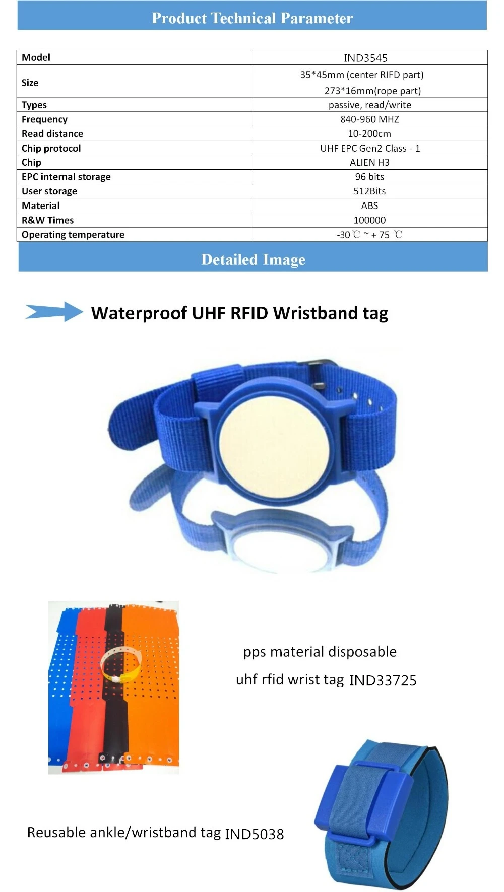 Многоразовая rfid Метка для триатлона спортивный браслет uhf Водонепроницаемый rfid uhf метка