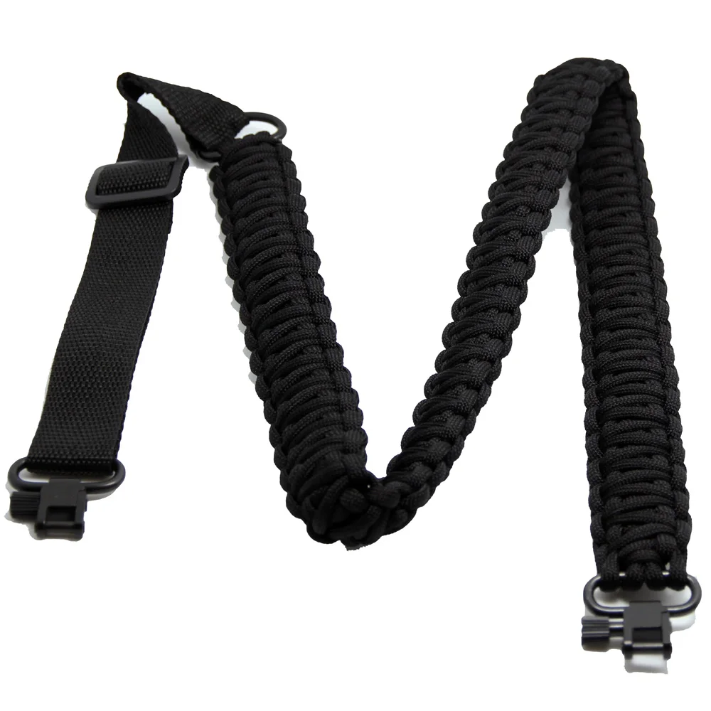 GUGULUZA NEW Adjustable Paracord Gun Sling Strap with 2pcs 1'' Swivels