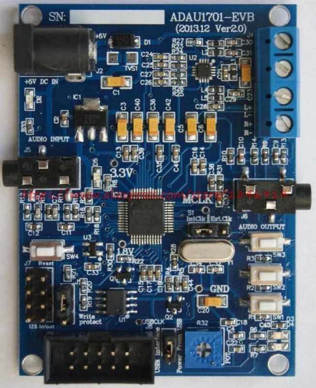 ADAU1701 Новая плата (новая версия) /ADAU1401/ADAU1702/ADAU1761 плата|board board|board development |