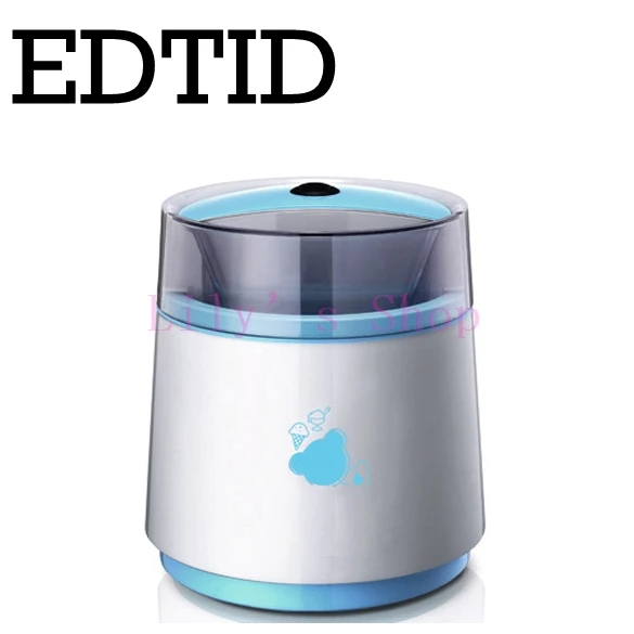 

EDTID Household electric automatic Fruit ice cream machine children double layers frozen sorbet DIY Icecream Cool maker 800ml EU