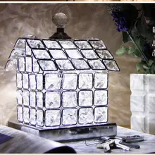 Настольная лампа креативный Ночной светильник спальня прикроватная лампа с украшением в виде кристаллов женские домашние тапочки подруги на День святого Валентина, подарок на день рождения, Декор