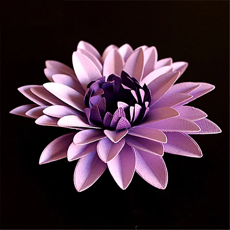

Metal Peony Flowers Cutting Dies Scrapbooking Embossing Dies DIY Decorative Cards Cutting Dies Cut Stencils
