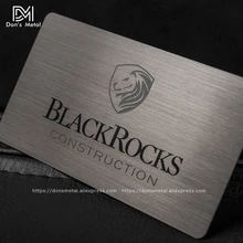 Нержавеющая сталь с покрытием из черного цвета карты металлик членский билет черная карта высокосортные металлические визитная карточка черного и золотого цвета membersh