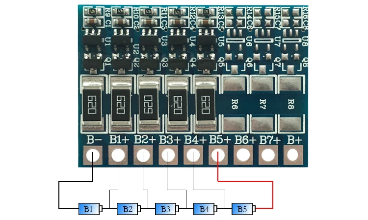 5S 30A PCM PCB BMS 18650 литий-ионная батарея Защитная плата для электрических инструментов дрель-шуруповерт