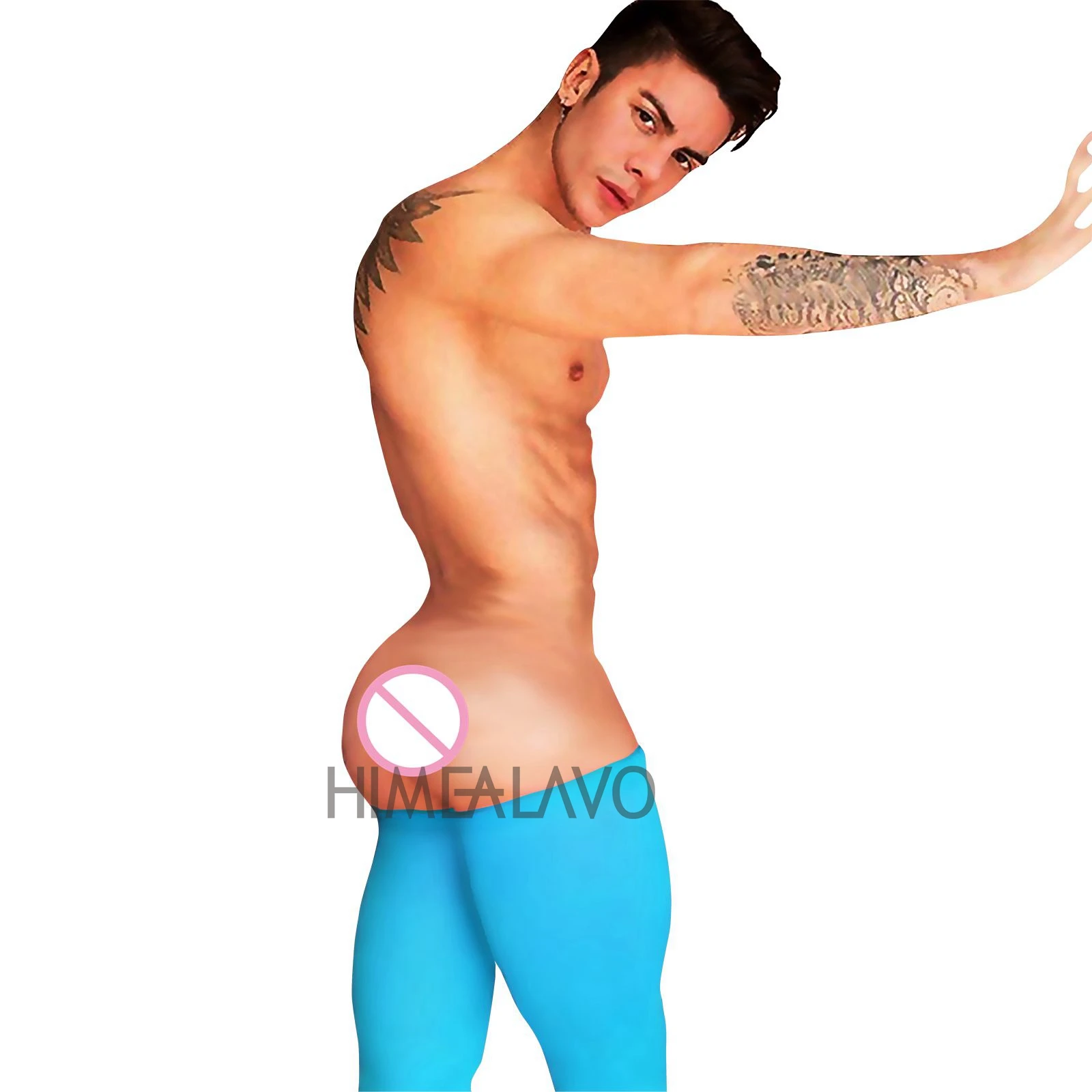 HIMEALAVO hot Sexy Gay Mens bodystocking Opaque Nylon Thigh High Stockings Male stockings 11 colors -