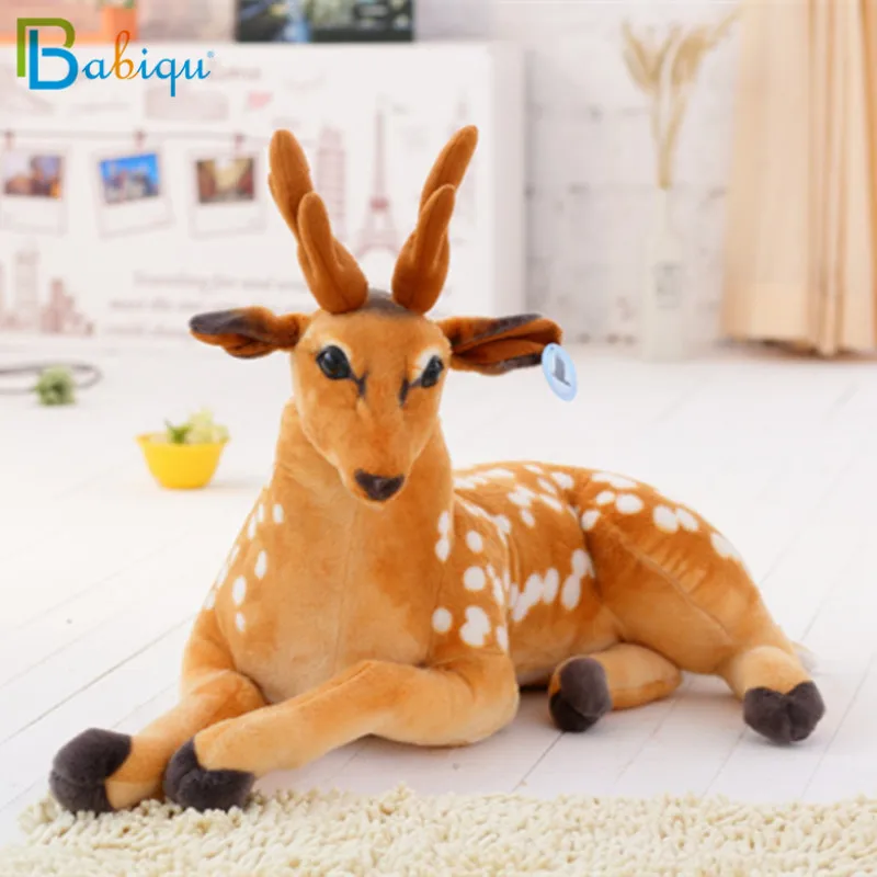 Babiqu 1 шт. 30 60 см имитация животного плюшевые игрушки Сика олень кукла