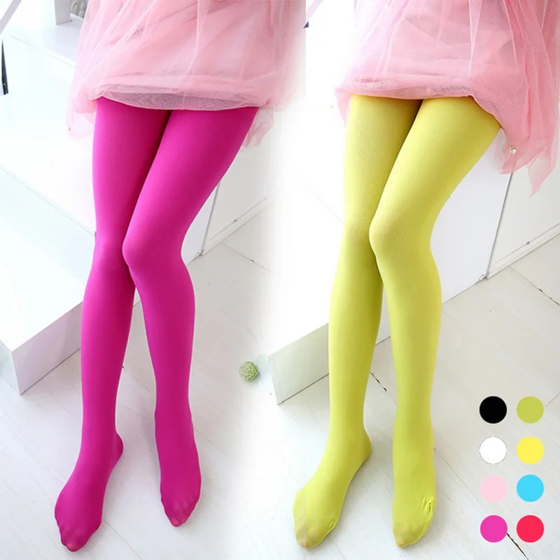 

Baby Girl's Pantyhose Fashion Solid 80D Velvet High Quality 18 Colors S/M/L Cute Children Girls Kids Stockings Tights