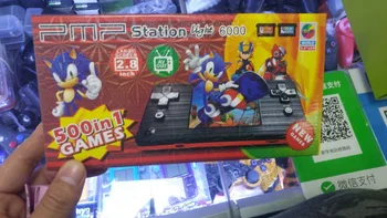 

DHL 20pcs/lot PMP 6000 Handheld Game Player 500 Built-in Games Portable Video Console 2.8'' LCD Retro Console Games For Children