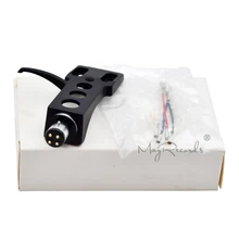 Универсальный LP поворотный стол Phono хедшелл крепление Замена пластик с свинцовыми проводами