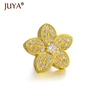 Luxury Cubic Zirconia Flower Spacer Beads For Jewelry Making DIY Pearls Beaded Bracelets Necklaces decorative beads accessories ► Photo 1/5