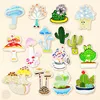 Parche bordado apliques de Cactus, seta, planta suculenta, insignia de tela, accesorios de ropa DIY, insignias ► Foto 1/6