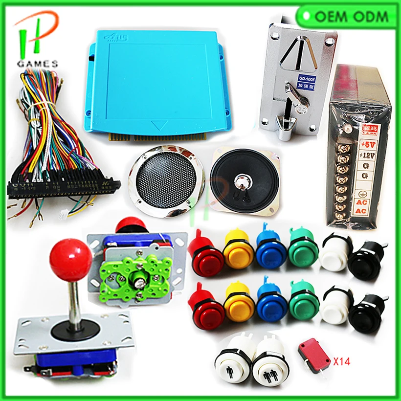 DIY Jamma arcade kit 1299 in 1 Mutli Game Board Coin Acceptor diy