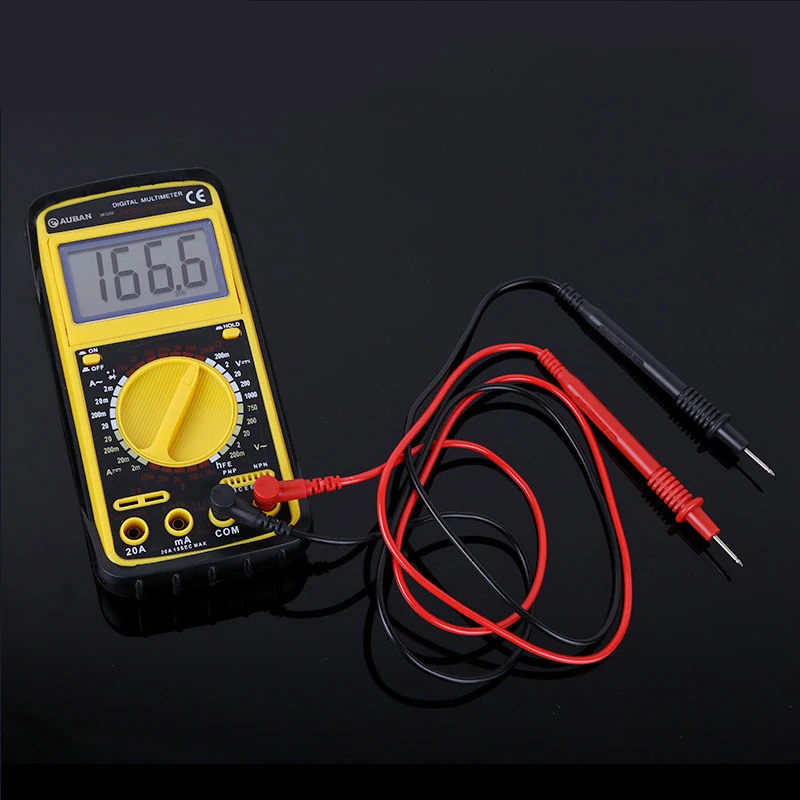 

Digital Multimeter High Precision Digital Voltmeter Handheld Multimeter Ammeter LED Display Area