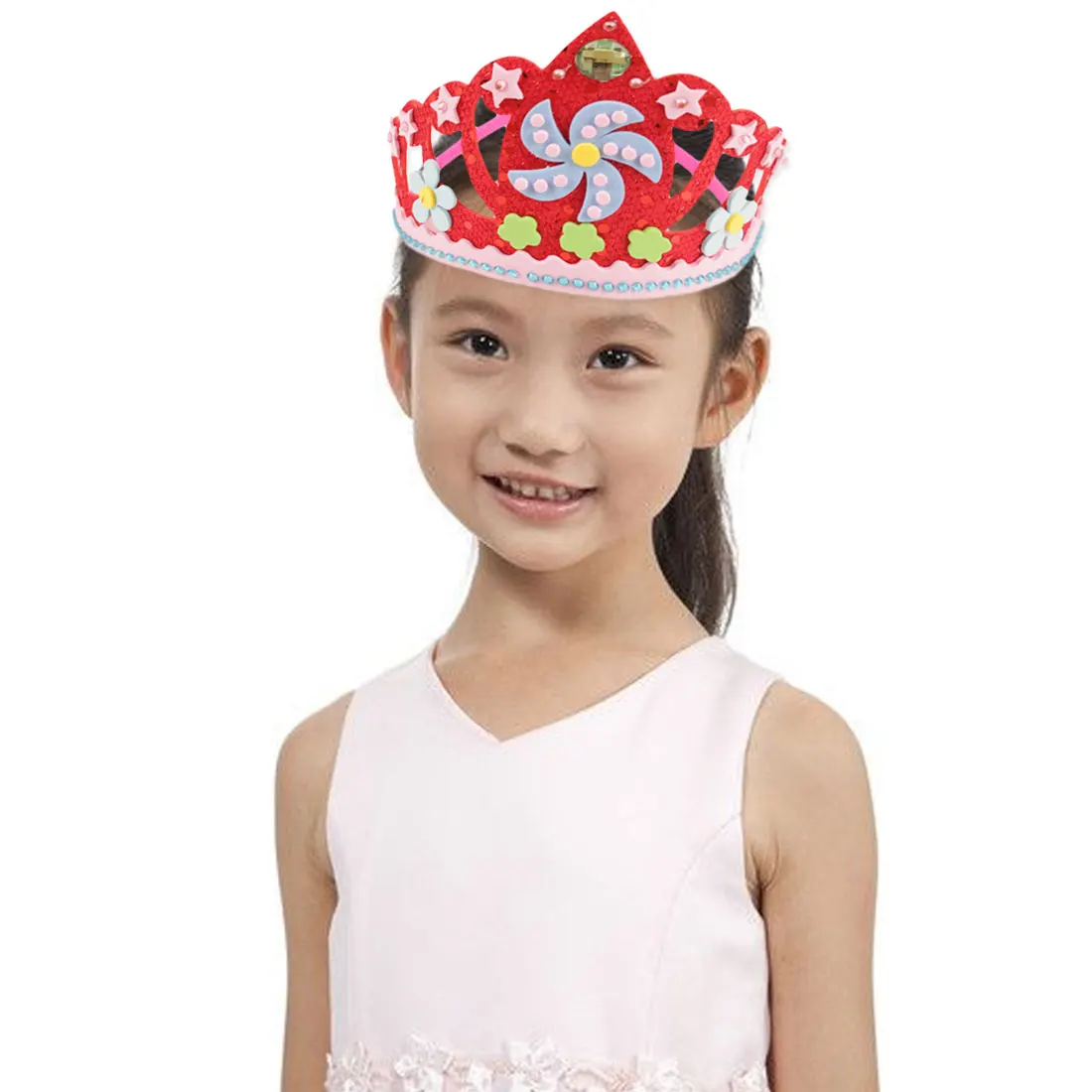 1pcs EVA child Party Hats Birthday Hats DIY Birthday Crown Hat Nursery Toy Crown Hat for Kids Party Gift 1pcs EVA child Party Hats Birthday Hats DIY Birthday Crown Hat Nursery Toy Crown Hat for Kids Party Gift