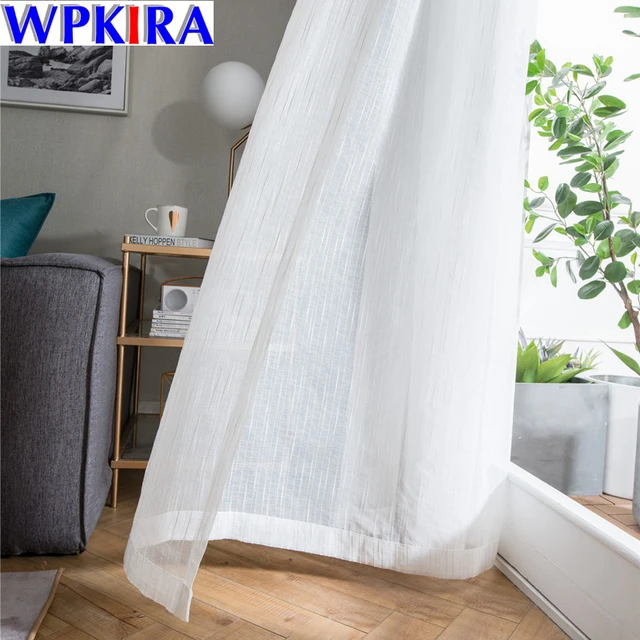 Best Offers White Sheer Tulle Window Curtain Para Sala Scenery Curtain Tulle for Living Room Cafe Curtains Window Curtain Drapes WP039-30 Best Offers White Sheer Tulle Window Curtain Para Sala Scenery Curtain Tulle for Living Room Cafe Curtains Window Curtain Drapes WP039-30