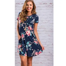 

Office Dress for Women 2018 Fashion Trend Gown Fiesta Tunic for Women Summer Sundresses O Neck Vintage Clothing Women Large Size