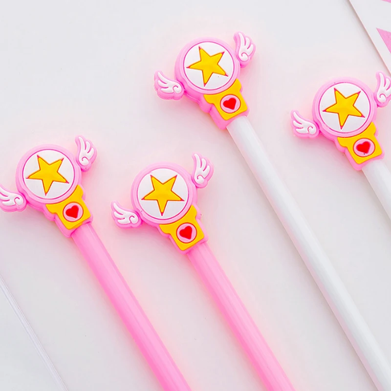 

2 pcs/lot Cute Magic wand Gel Pen Promotional Gift Stationery School & Office Supply Kawai Neutral pen Stationery