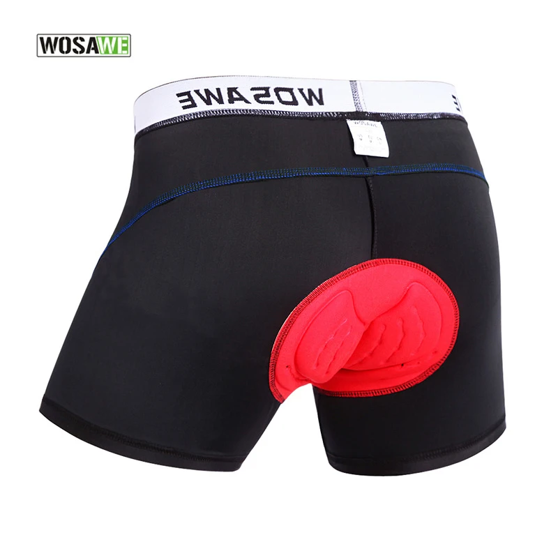 WOSAWE Cycling Underwear Bicycle Mountain MTB Shorts Riding Bike Sport