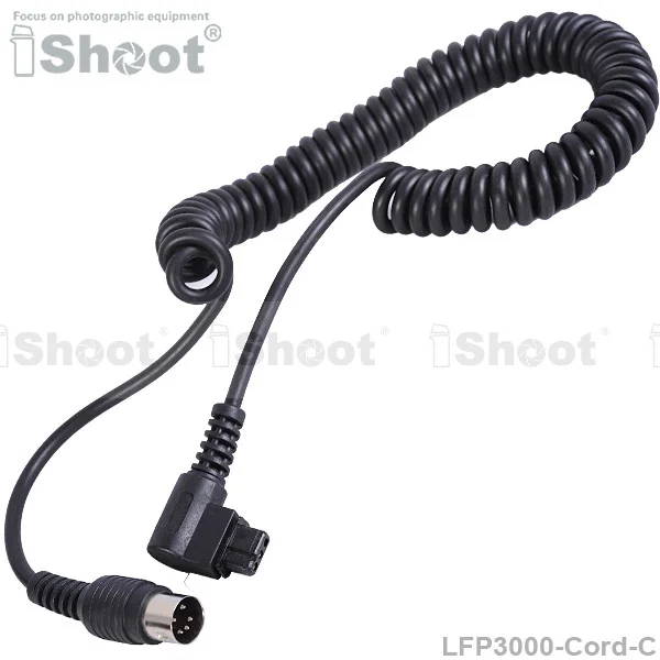 External Flash Battery Power Cord Cable with Quantum QT 5 Port for