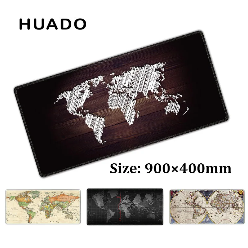  Gmaing mouse pad World map mouse mat large mousepad custom mouse pad desk mat for overwatch/cs go/w