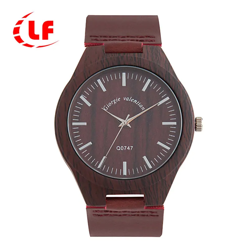 QW спортивные кожаные минималистичные деревянные унисекс OEM Orologio Uomo Reloj Mujer Hombre