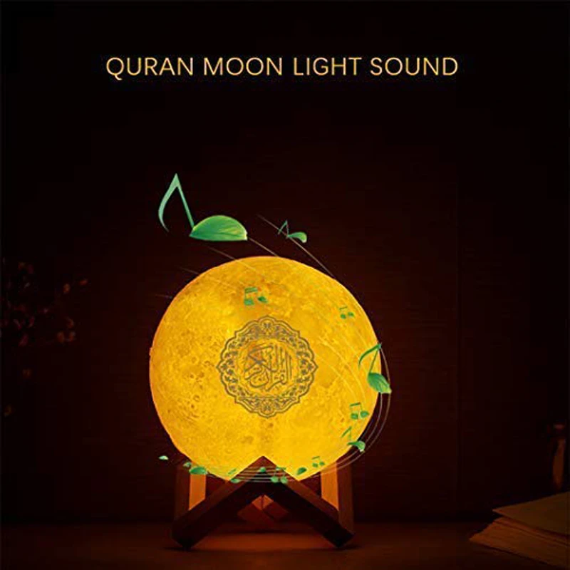 Quran Bluetooth динамик s цветной пульт дистанционного управления маленький лунный