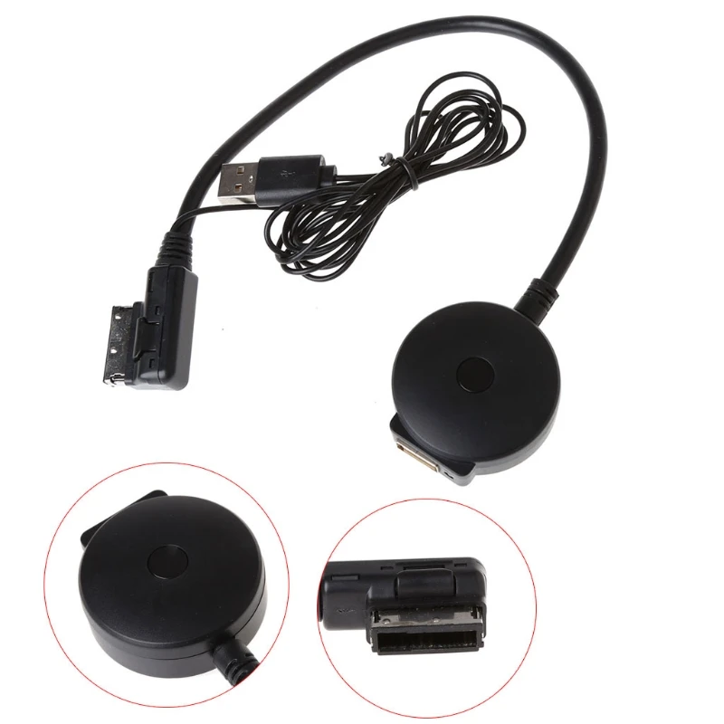 AMI MDI к Bluetooth аудио Aux usb-кабель 10 см Plug-and-Play Беспроводной музыкальный адаптер Bluetooth для автомобиля VW AUDI A4 A6 Q5 Q7