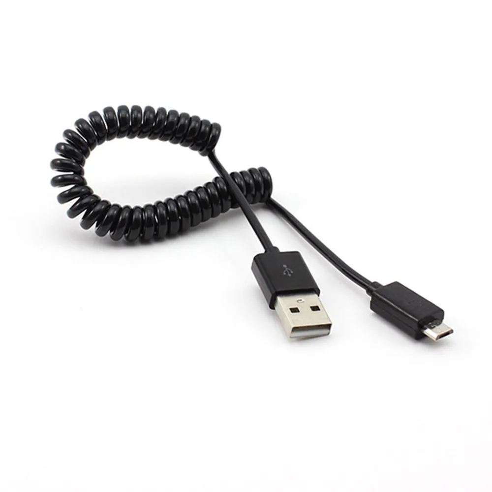 Весна USB 2,0 Мужской к Micro USB кабель синхронизации данных зарядное устройство кабели для samsung Galaxy S2 i9100 S3 i9300 S4
