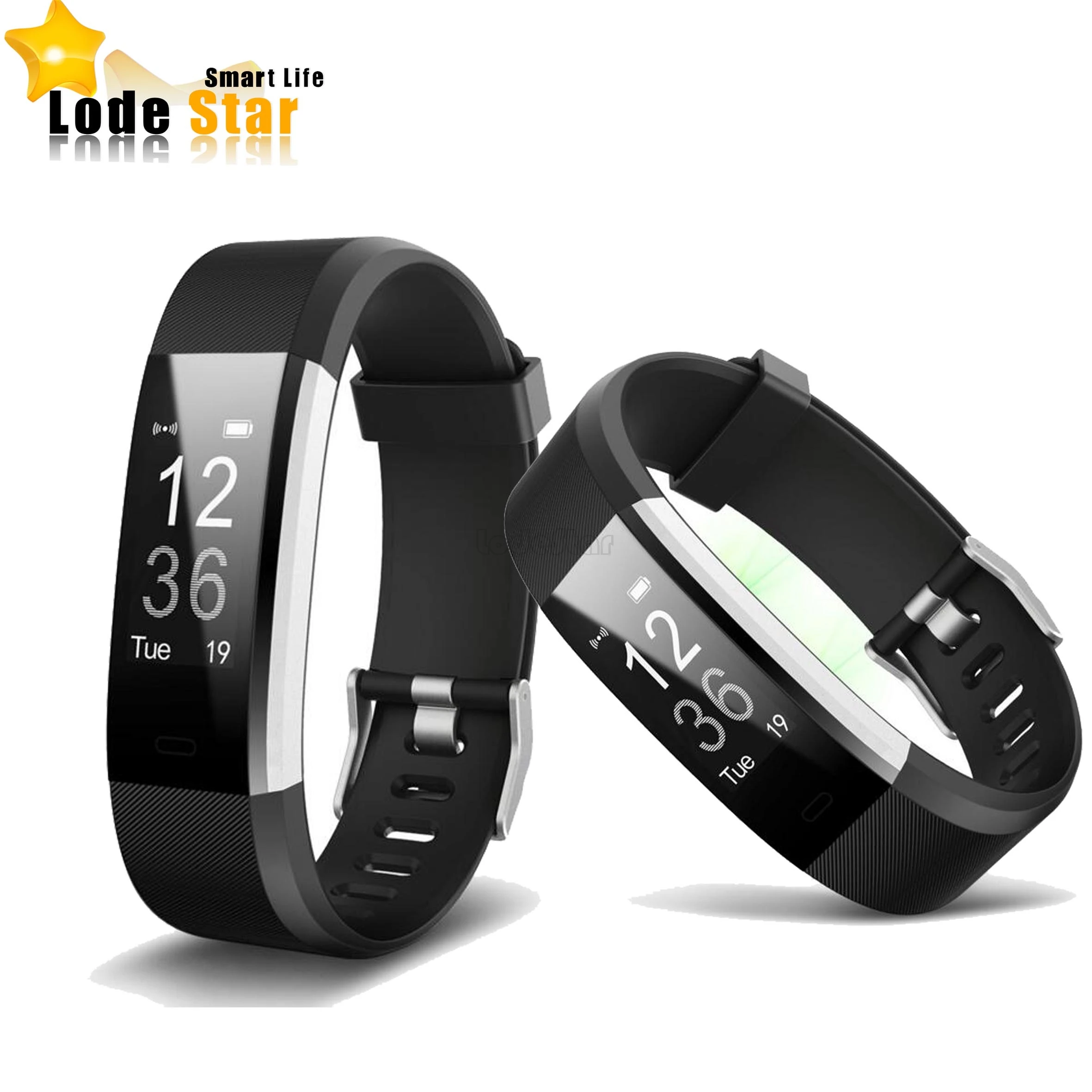 omnix id115 plus hr smart wristband
