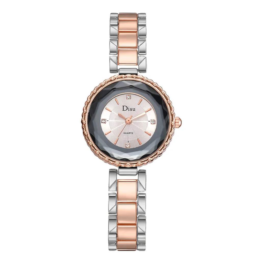 

DISU Watches women fashion watch luxury brand Quartz Watch lady Mesh Stainless Steel Womens Watches Relogio Feminino Clock Hot
