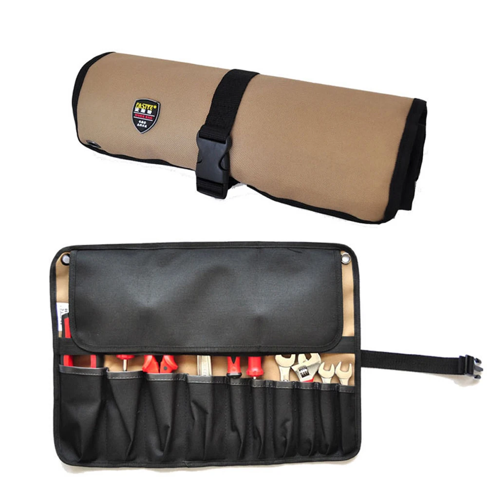 

FASTE Reel Rolling Tool Bag Tool Pouch 10 pockets Handy Organizer