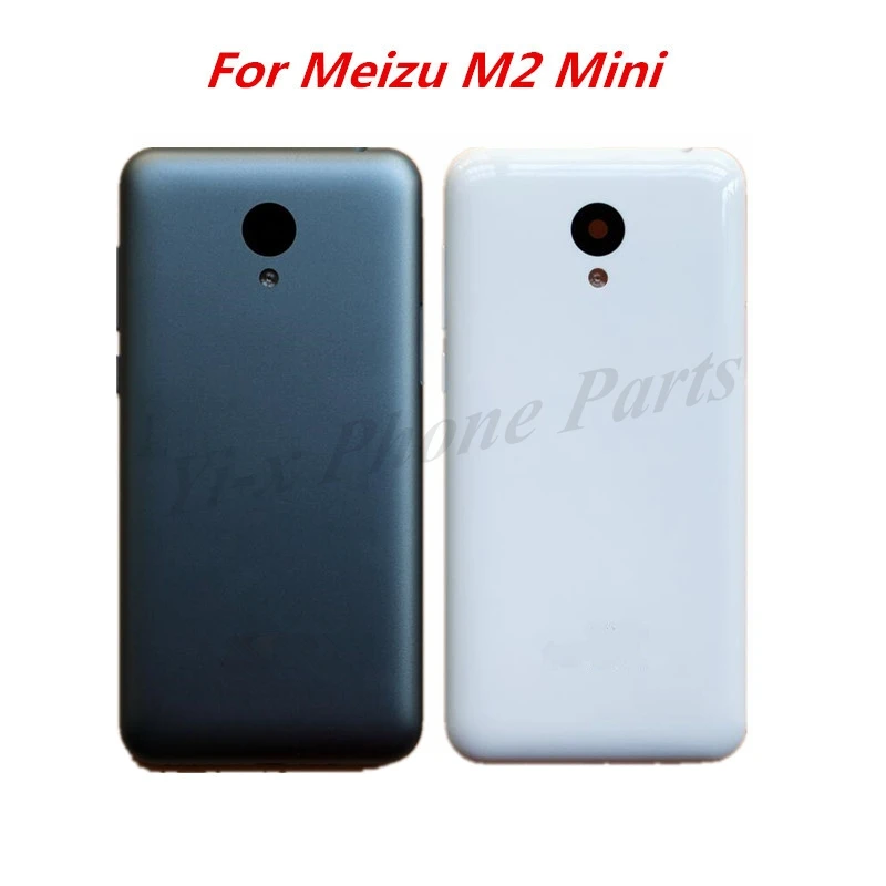 

New Battery Back Cover For MEIZU M2 Mini meilan M 2 Mini Housing Door Case With Camera Lens + Power Volume Buttons